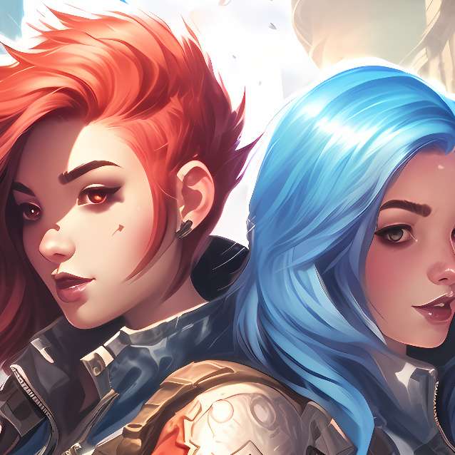 chat with ai character: Vi and Caitlyn 