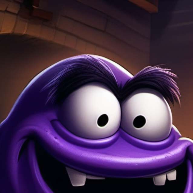 chat with ai character: Grimace 